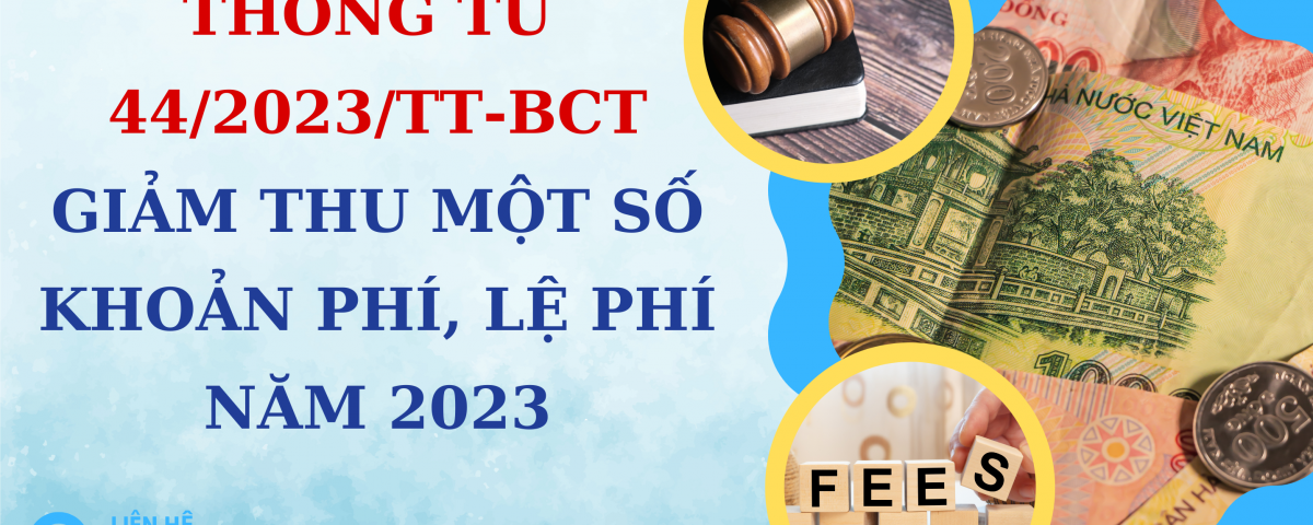 Giảm thu một số khoản phí, lệ phí năm 2023